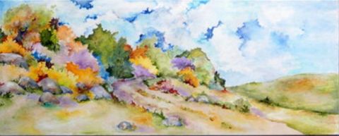 Randonnée - Peinture - Jean Jourdan Randonnée - Peinture - Jean Jourdan