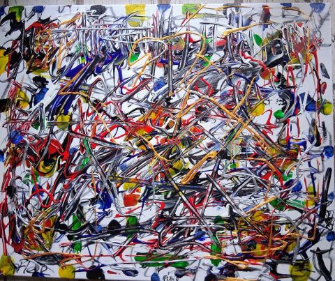 NEW YORK TRAFFIC - Peinture - LOEFFLER