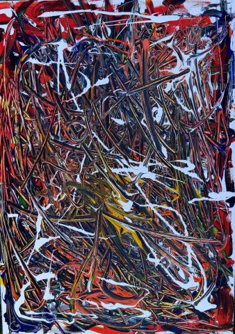 JUNGLE URBAINE - Peinture - LOEFFLER