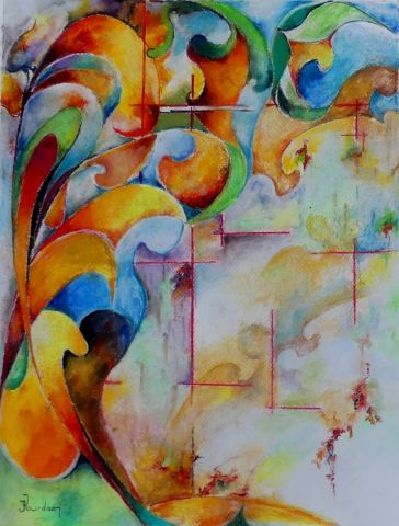 Foison - Peinture - Jean Jourdan