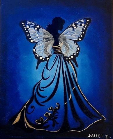 MA COMTESSE - Peinture - isabelle sallet 