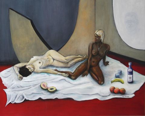 Miroir aux fantasmes  - Peinture - EVER