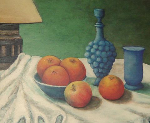 Mélodie in blue - Peinture - EVER