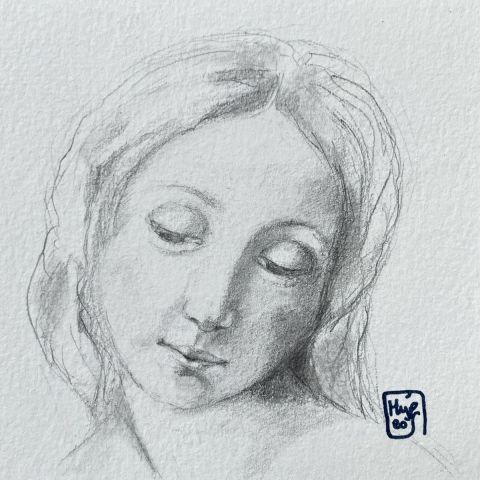 Madone en méditation  - Mixte - Sophie GAIARDO