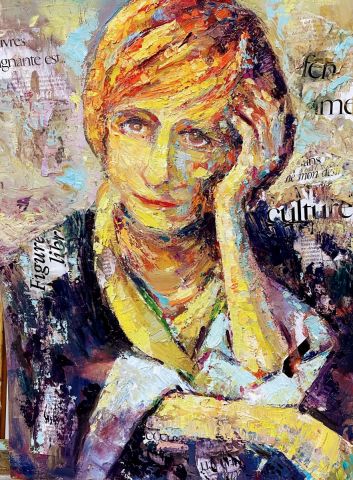 L'artiste Charles TAPIERO - F comme FRANÇOISE