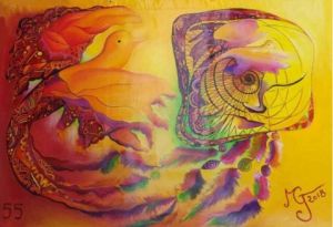 Peinture de Jacqueline Muller Grugnardi: AMME AIR INDIEN