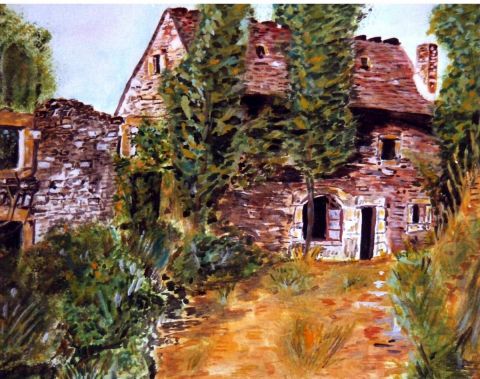 mas cévenol 3 - Peinture - Jean Jourdan