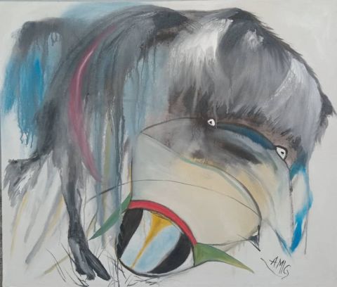 Mon vrai partenaire  - Peinture - Dieudonne