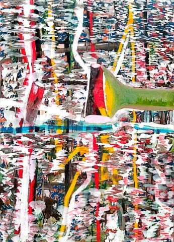 La persévérance pour atteindre l’objectif fixé - Peinture - Dieudonne La persévérance pour atteindre l’objectif fixé - Peinture - Dieudonne