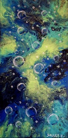 OXYGENE II - Peinture - isabelle sallet 