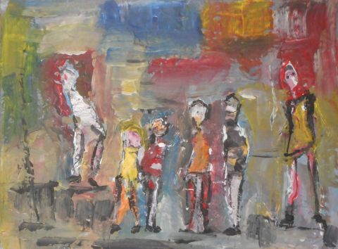 Comme un bruit - Peinture - BOURGEOIS