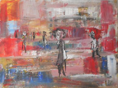 Les deux soeurs - Peinture - BOURGEOIS