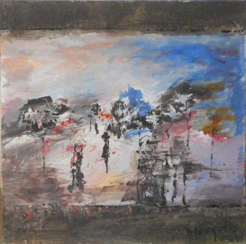 Une vieille vidéo - Peinture - BOURGEOIS