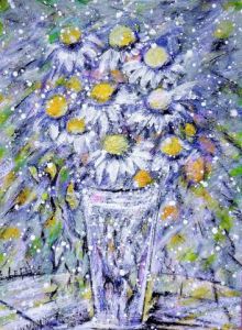 Peinture de Edwige lefevre: CAPRICE A VENDRE