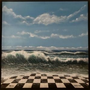 Peinture de YRO: dames de plage