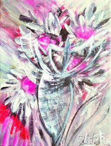 Peinture de Edwige lefevre: FRENCH CANCAN série CABARET