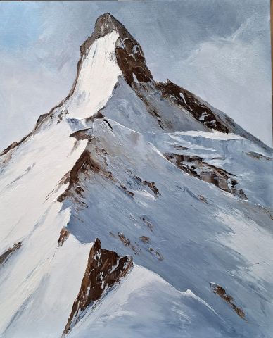 CERVIN - Peinture - jean pierre gouget