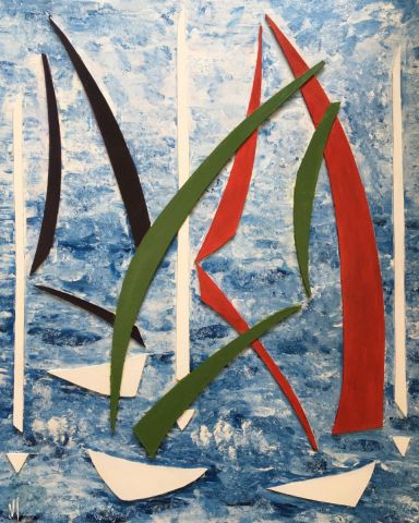 évocation de voiles - Sculpture - valerie jouve évocation de voiles - Sculpture - valerie jouve