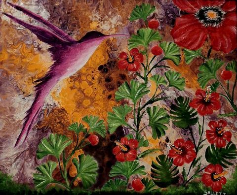 ROCOCO - Peinture - isabelle sallet 