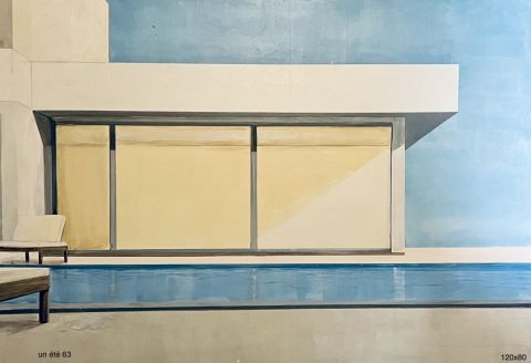 un été 53 - Peinture - YRO