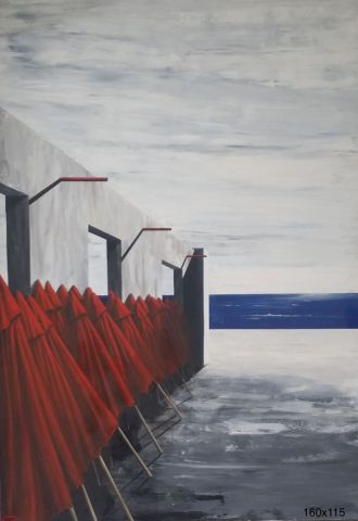 fin d'été - Peinture - YRO