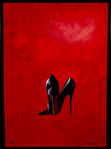 les escarpins  - Peinture - YRO