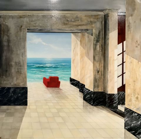 la cage 1 - Peinture - YRO