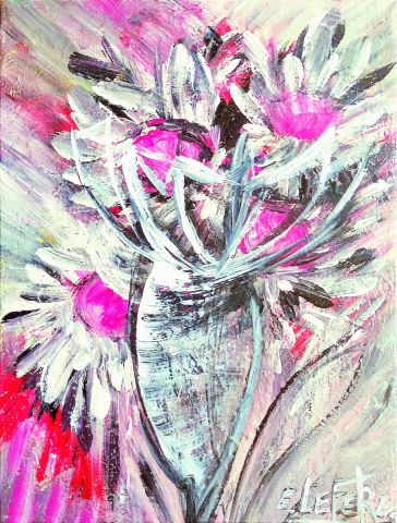 FRENCH CANCAN série CABARET - Peinture - Edwige lefevre