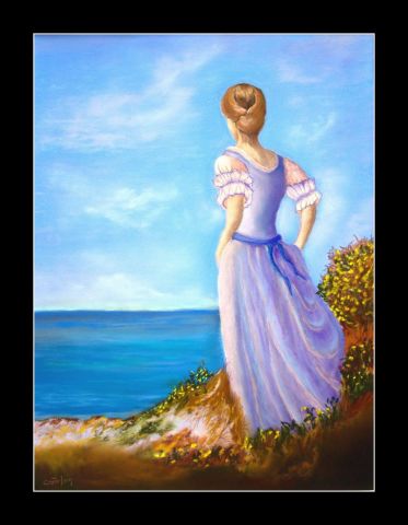 L'Attente - Peinture - AILEDELO