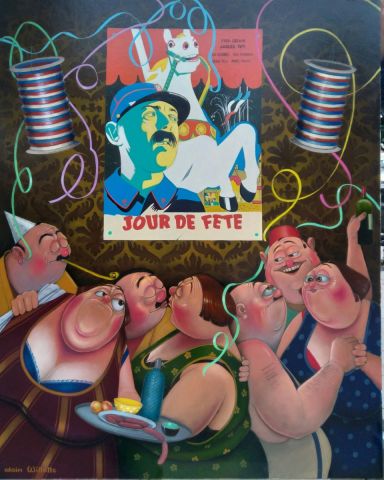 Jour de fete  - Peinture - Alain Willette
