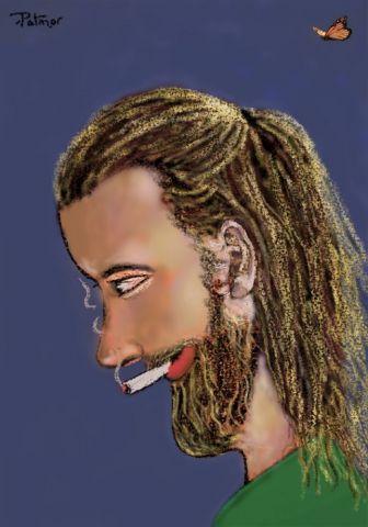 Tiens, une belle plante aromatique - Peinture - Patmor