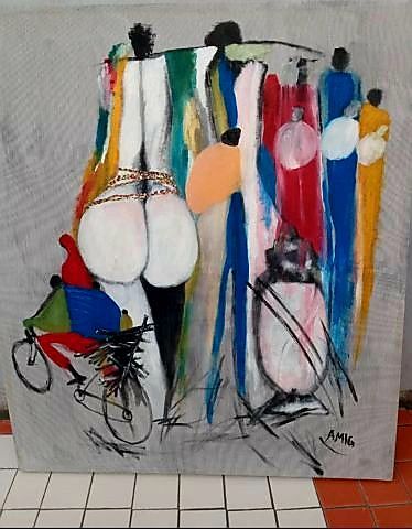 L'artiste Dieudonne - La vie quotidienne africaine