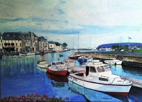 Le port du Croisic - Peinture - Patmor