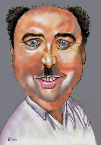 Homme joyeux - Peinture - Patmor