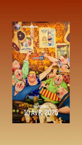 Les vieux de la vieille  - Peinture - Alain Willette