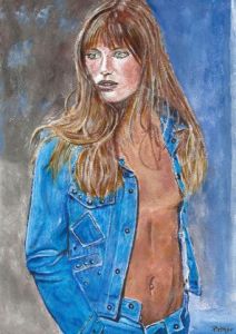 Peinture de Patmor: Jane Birkin