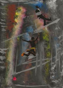 Peinture de Patmor: Saut dans le néant