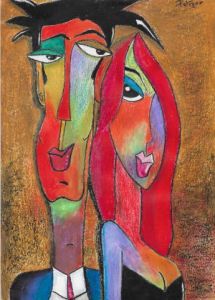 Voir cette oeuvre de Patmor: Couple haut en couleur