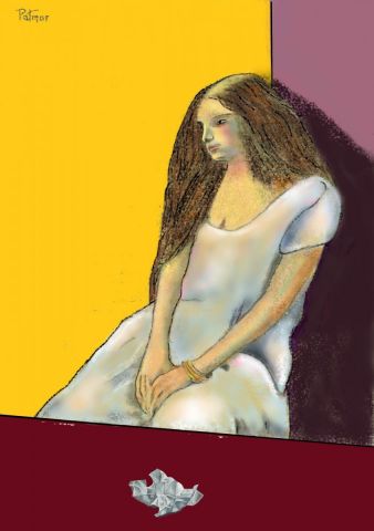 Peinture : La lettre froissée - Patmor Peinture : La lettre froissée - Patmor