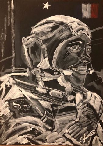 Peinture : SOPHIE ADENOT ASTRONAUTE - COMETE Peinture : SOPHIE ADENOT ASTRONAUTE - COMETE