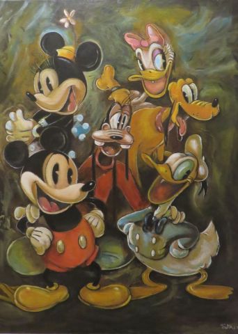 Les héros de mon enfance - Peinture - Patmor