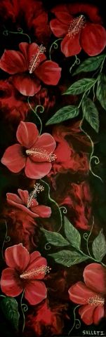 Peinture : PASSION NOCTURNE - isabelle sallet Peinture : PASSION NOCTURNE - isabelle sallet