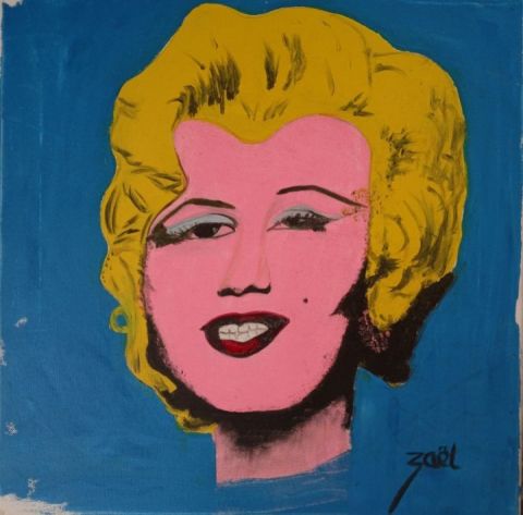 MARYLIN - Peinture - ZAEL
