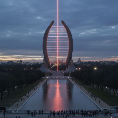 Washington - Peinture - Nicolas Couronnel 