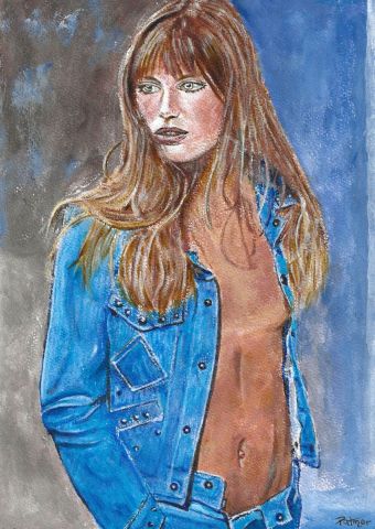 Jane Birkin - Peinture - Patmor