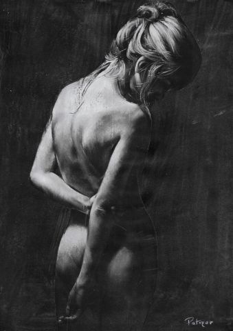 Nu en noir et blanc - Peinture - Patmor