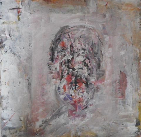 Portrait d'un inconnu - Peinture - BOURGEOIS