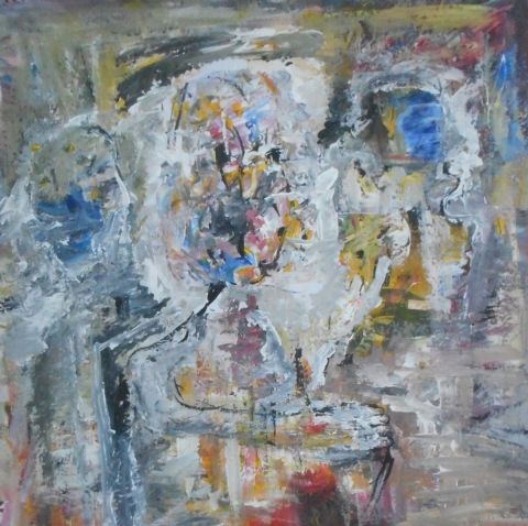 Salle d'attente - Peinture - BOURGEOIS