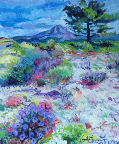 Pin et Ste Victoire - Peinture - ETIENNE Gaetane