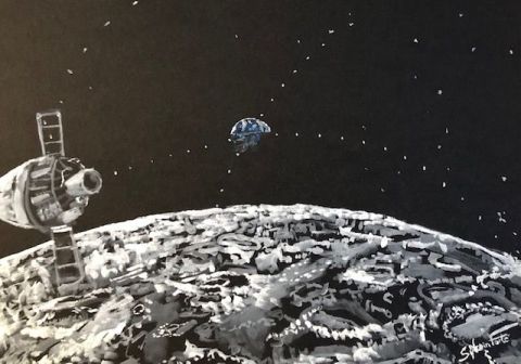 INSERTION - Peinture - COMETE